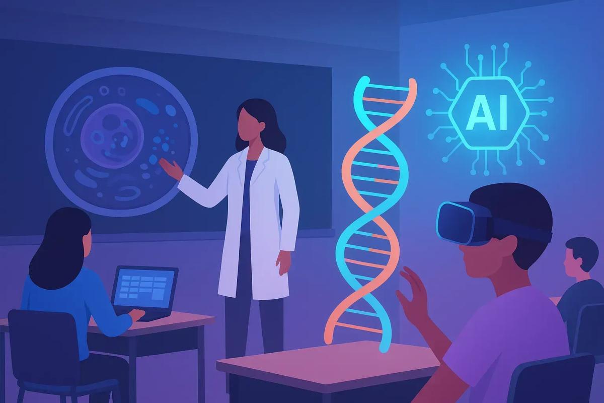 Inteligencia artificial y realidad virtual en la enseñanza de BIOciencias